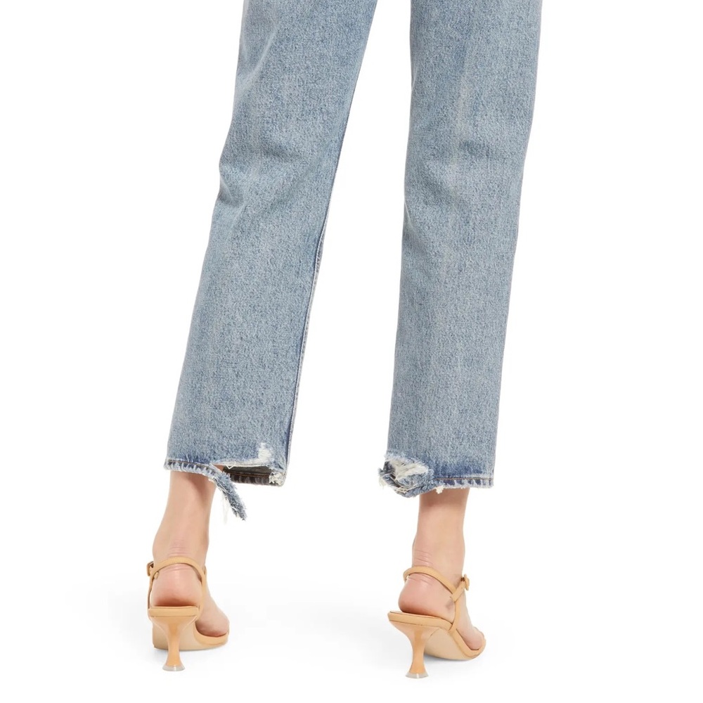 AGOLDE LANA ANKLE STRAIGHT LEG JEANS SZ 29 Z329-13 - Picture 5 of 5